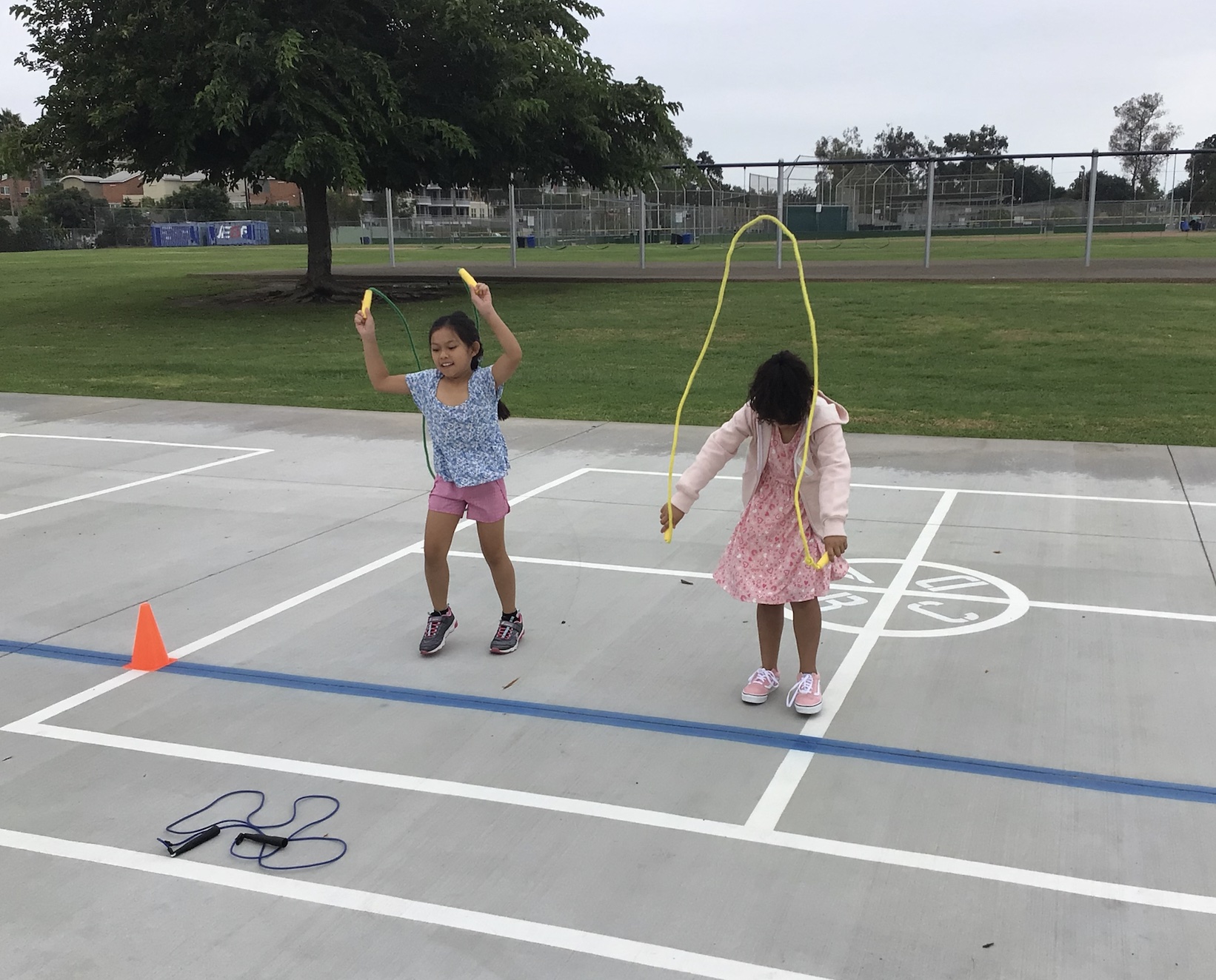 2nd Graders Jumping Rope