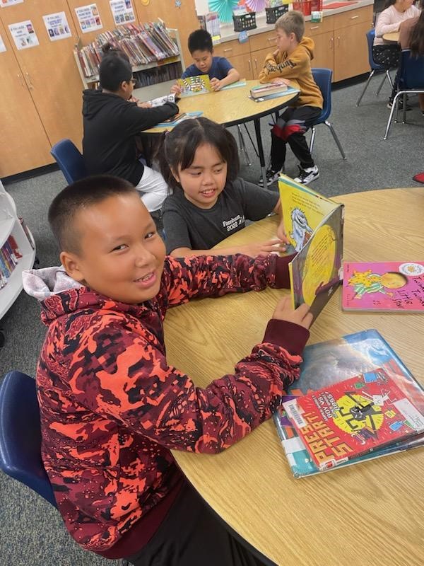 Enjoying a great book!