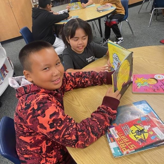 Enjoying a great book!